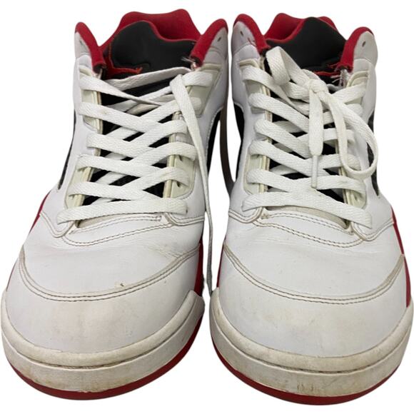 Air Jordan 5 Retro Low Fire Red Basketball Shoes Mens Size 13 Colorblock Leather main image 4